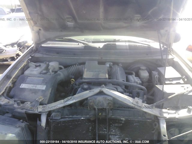 1GNDS13S632138768 - 2003 CHEVROLET TRAILBLAZER  GRAY photo 10