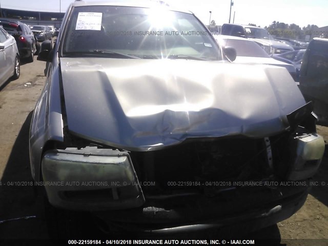 1GNDS13S632138768 - 2003 CHEVROLET TRAILBLAZER  GRAY photo 6