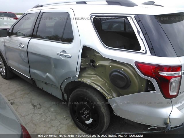 1FM5K8F82DGA11893 - 2013 FORD EXPLORER LIMITED 银色 照片 6