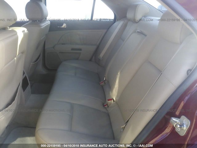 1G6DW677450210049 - 2005 CADILLAC STS RED photo 8