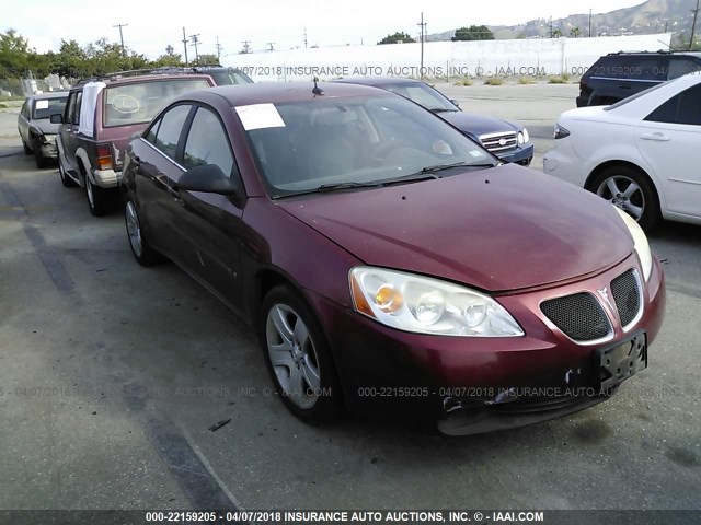 1G2ZG57B384207434 - 2008 PONTIAC G6 SE MAROON photo 1