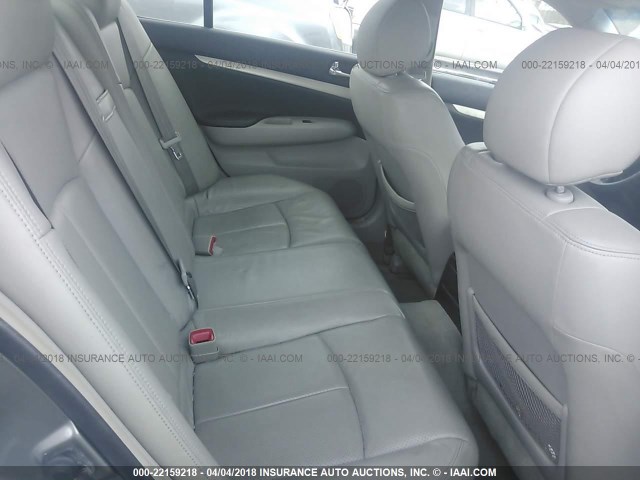 JNKBV61E37M726332 - 2007 INFINITI G35 GRAY photo 8