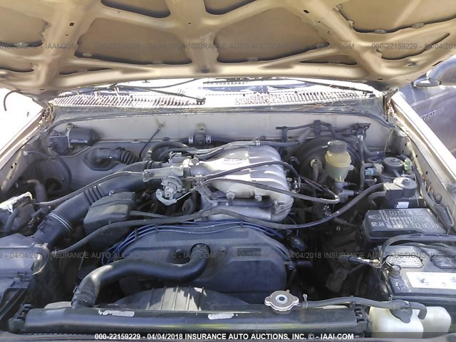 4TASN92N1XZ500581 - 1999 TOYOTA TACOMA XTRACAB PRERUNNER შავი ფოტო 10