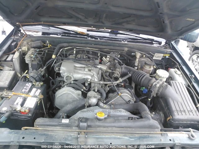 4S6CM58V6V4400758 - 1997 HONDA PASSPORT EX/LX 绿色 照片 10