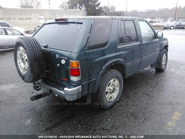 4S6CM58V6V4400758 - 1997 HONDA PASSPORT EX/LX 绿色 照片 4