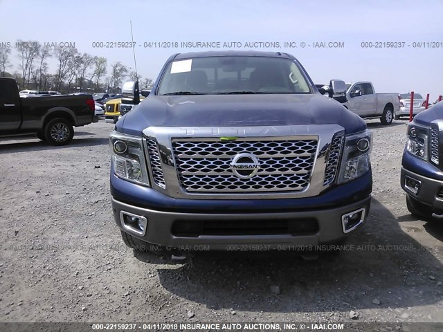 1N6BA1F41GN500099 - 2016 NISSAN TITAN XD SL/PRO-4X/PLAT RESERVE BLUE photo 6