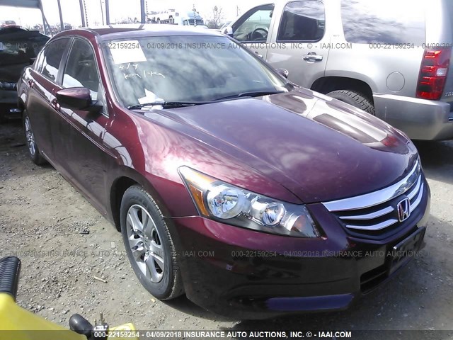 1HGCP2F49BA122336 - 2011 HONDA ACCORD LXP BURGUNDY photo 1