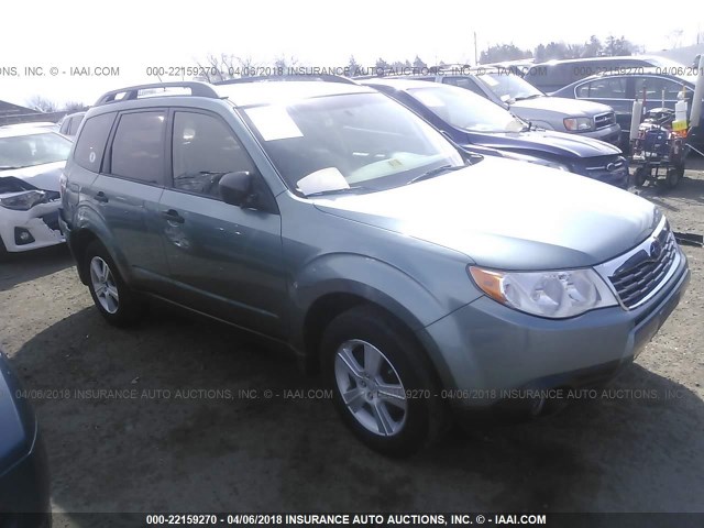 JF2SH6BC4AH770783 - 2010 SUBARU FORESTER XS Mavi foto 1