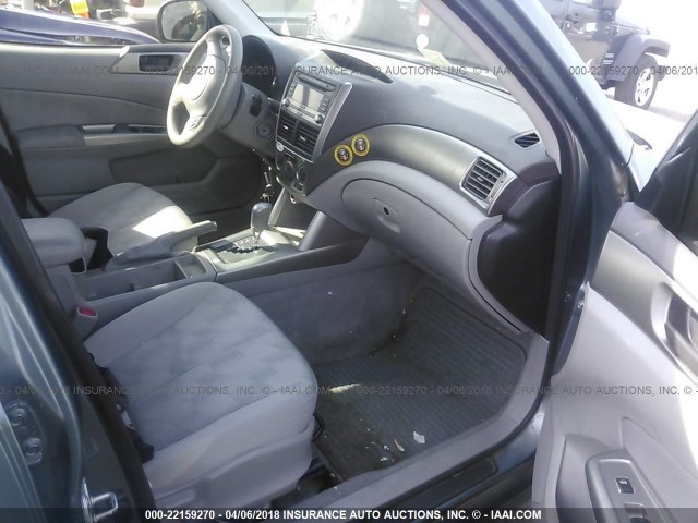 JF2SH6BC4AH770783 - 2010 SUBARU FORESTER XS Mavi foto 5