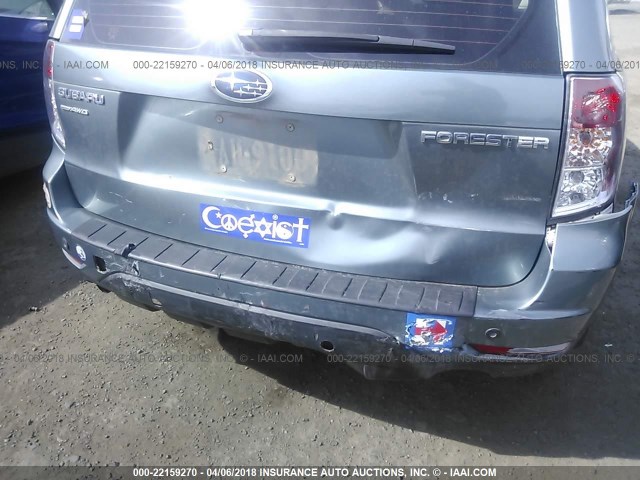 JF2SH6BC4AH770783 - 2010 SUBARU FORESTER XS Mavi foto 6