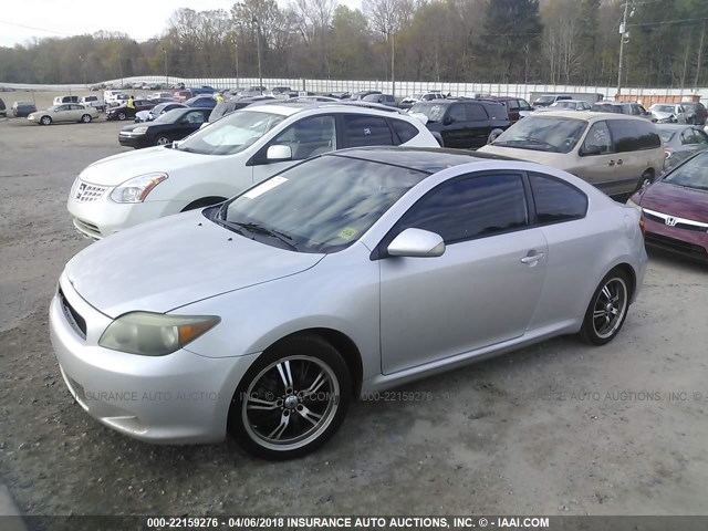 JTKDE177370165765 - 2007 TOYOTA SCION TC ვერცხლისფერი ფოტო 2