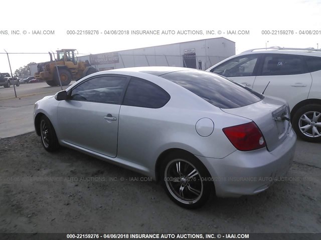 JTKDE177370165765 - 2007 TOYOTA SCION TC SILVER photo 3