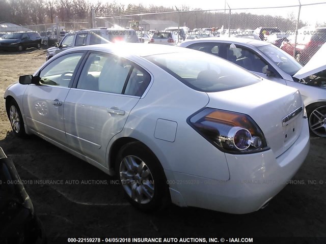 1N4AL21E39N407902 - 2009 NISSAN ALTIMA 2.5/2.5S WHITE photo 3