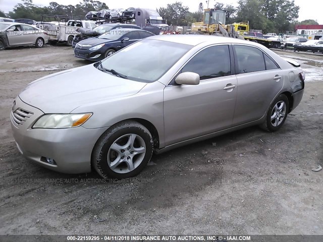 4T1BE46K77U618800 - 2007 TOYOTA CAMRY NEW GENERAT CE/LE/XLE/SE GOLD photo 2