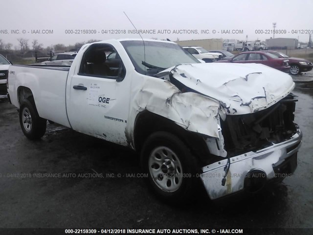 1GTEK14J67E522072 - 2007 GMC NEW SIERRA K1500 WHITE photo 1