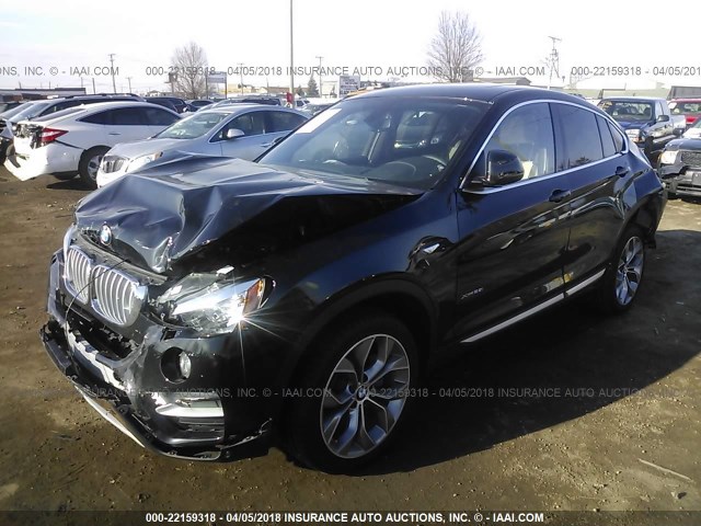 5UXXW3C59J0T82230 - 2018 BMW X4 XDRIVE28I Negro foto 2