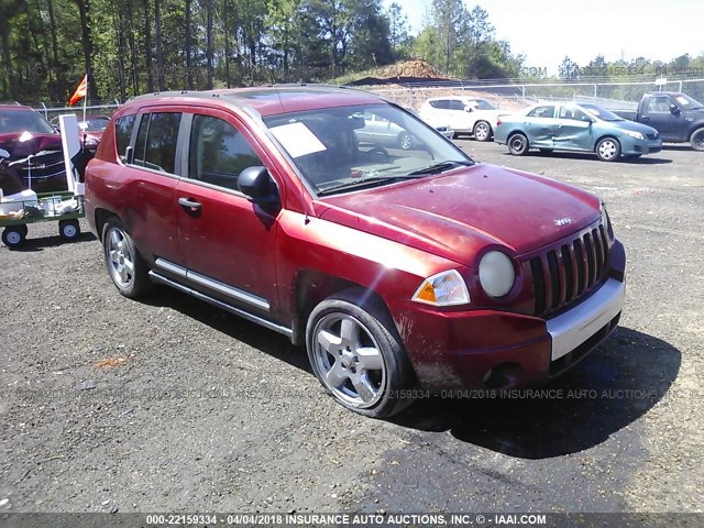 1J8FT57W97D108640 - 2007 JEEP COMPASS LIMITED MAROON photo 1