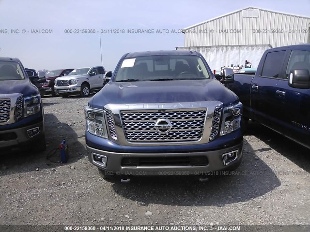 1N6BA1F44GN500095 - 2016 NISSAN TITAN XD SL/PRO-4X/PLAT RESERVE BLUE photo 6