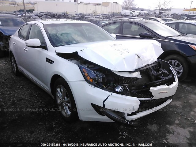 5XXGN4A7XDG136143 - 2013 KIA OPTIMA EX WHITE photo 1