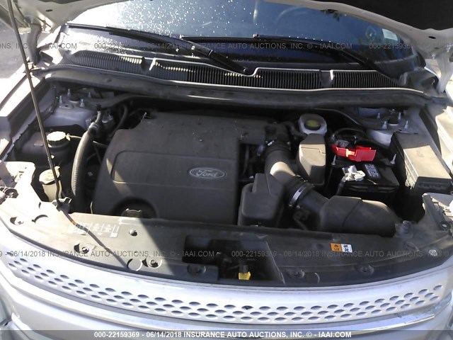 1FM5K7F86DGA65580 - 2013 FORD EXPLORER LIMITED 银色 照片 10
