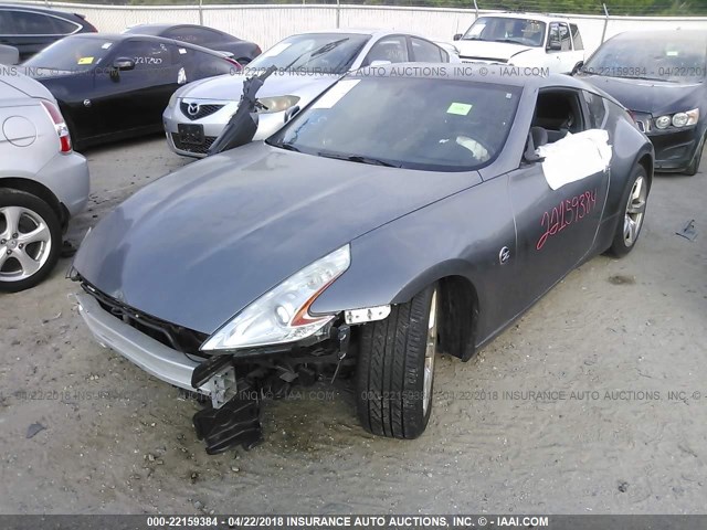 JN1AZ4EH1BM551231 - 2011 NISSAN 370Z TOURING/NISMO GRAY photo 2