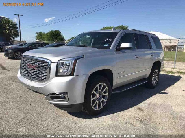 1GKS1CKJ6JR224632 - 2018 GMC YUKON DENALI SILVER photo 14