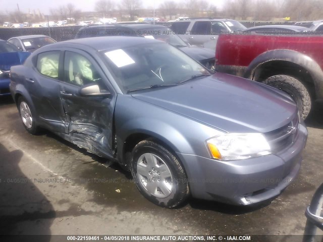 1B3CC4FB5AN185463 - 2010 DODGE AVENGER SXT Light Blue photo 1