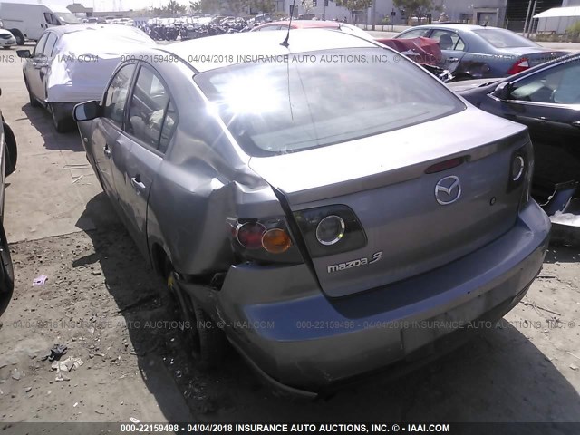 JM1BK323641205222 - 2004 MAZDA 3 S Сұр фото 3