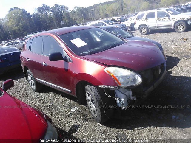 JN8AS5MT8CW274634 - 2012 NISSAN ROGUE S/SV RED photo 1