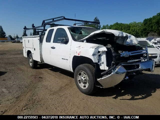 1GB2CVCG4CZ291483 - 2012 CHEVROLET SILVERADO C2500 HEAVY DUTY WHITE photo 1