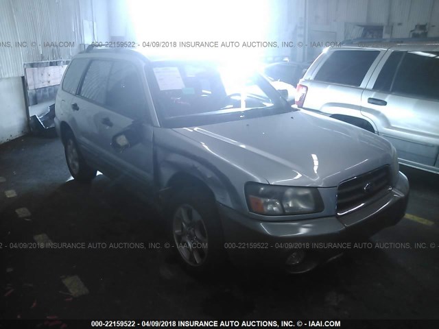 JF1SG65693G715932 - 2003 SUBARU FORESTER 2.5XS SILVER photo 1