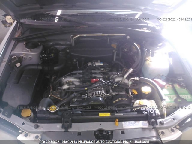 JF1SG65693G715932 - 2003 SUBARU FORESTER 2.5XS ვერცხლისფერი ფოტო 10