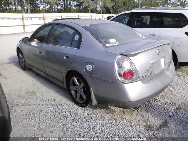 1N4BL11D25C278255 - 2005 NISSAN ALTIMA SE/SL/SE-R SILVER photo 3