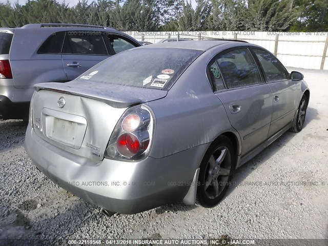 1N4BL11D25C278255 - 2005 NISSAN ALTIMA SE/SL/SE-R SILVER photo 4