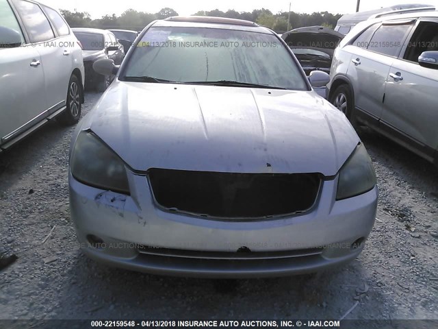 1N4BL11D25C278255 - 2005 NISSAN ALTIMA SE/SL/SE-R SILVER photo 6