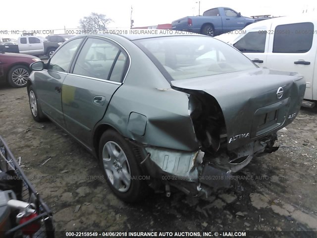 1N4AL11D22C712326 - 2002 NISSAN ALTIMA S/SL GREEN photo 3