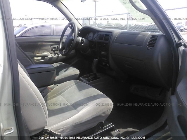 5TEGN92N31Z854673 - 2001 TOYOTA TACOMA DOUBLE CAB PRERUNNER SILVER photo 5