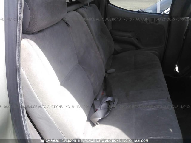 5TEGN92N31Z854673 - 2001 TOYOTA TACOMA DOUBLE CAB PRERUNNER SILVER photo 8