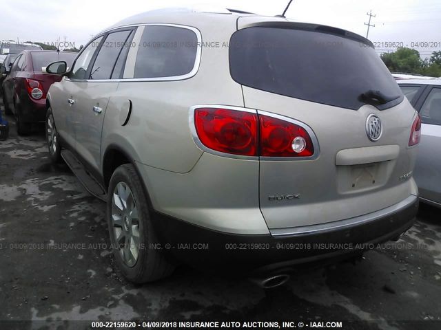 5GALRCED1AJ153130 - 2010 BUICK ENCLAVE CXL 金色 照片 3