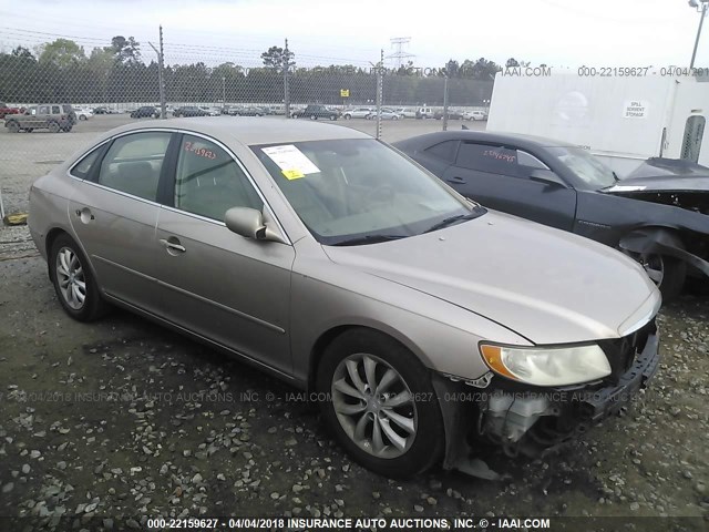 KMHFC46F66A079922 - 2006 HYUNDAI AZERA SE/LIMITED TAN photo 1