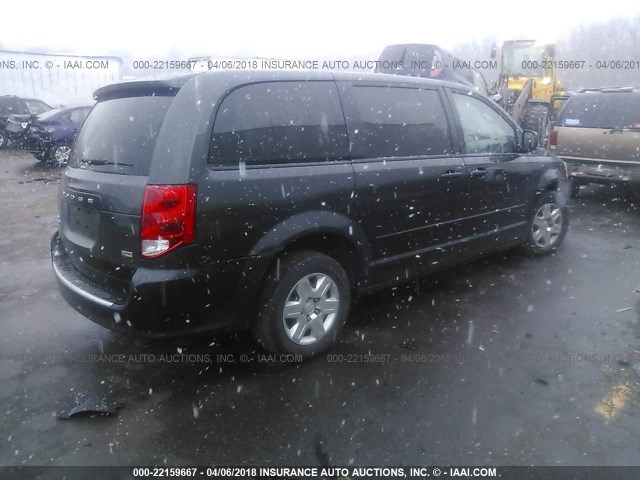 2D4RN4DG4BR731534 - 2011 DODGE GRAND CARAVAN EXPRESS GRAY photo 4