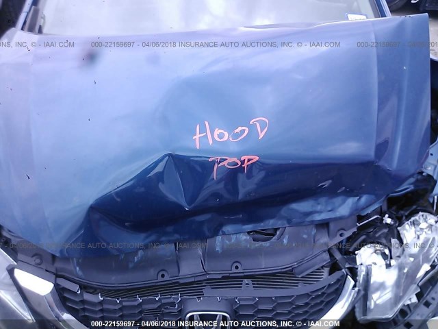 2HGFB2F9XDH503852 - 2013 HONDA CIVIC EXL Mavi foto 10