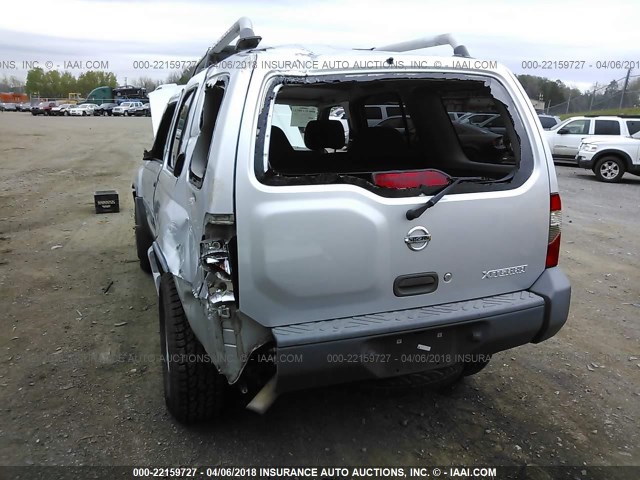 5N1ED28Y64C656218 - 2004 NISSAN XTERRA XE/SE SILVER photo 6