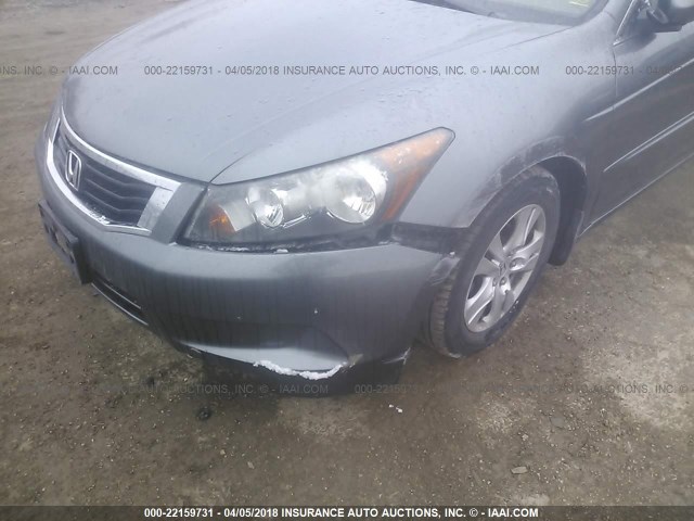 1HGCP26418A103322 - 2008 HONDA ACCORD LXP SILVER photo 6