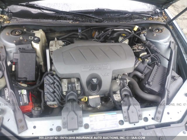 2G2WP552861182366 - 2006 PONTIAC GRAND PRIX BLUE photo 10