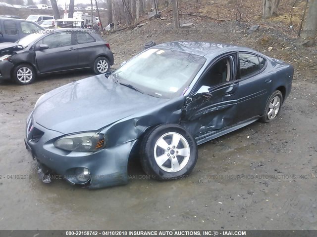2G2WP552861182366 - 2006 PONTIAC GRAND PRIX BLUE photo 2