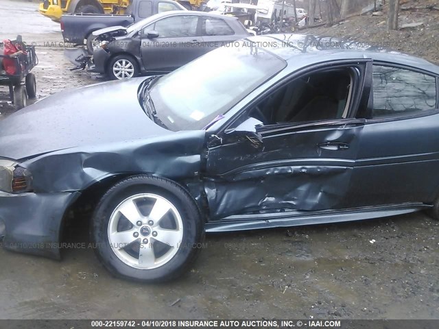 2G2WP552861182366 - 2006 PONTIAC GRAND PRIX BLUE photo 6
