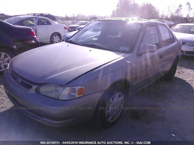 2T1BR18E2XC253325 - 1999 TOYOTA COROLLA VE/CE/LE 金色 照片 2