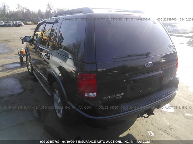 1FMDU73K25UA68646 - 2005 FORD EXPLORER XLT/XLT SPORT/NBX BLACK photo 3
