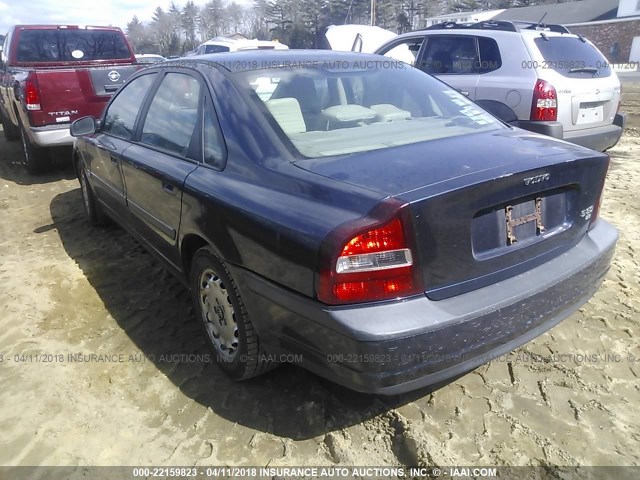 YV1TS97D5X1045535 - 1999 VOLVO S80 Dark Blue photo 3